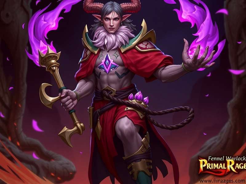 Fennel Warlock Primal Rage Game Art